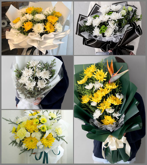 广东梅州市五华县棉洋镇水湖村白事花束代送
